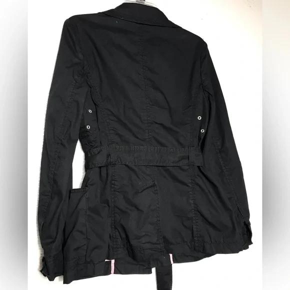 Banana Repúblic black belted jacket L - Picture 5 of 8